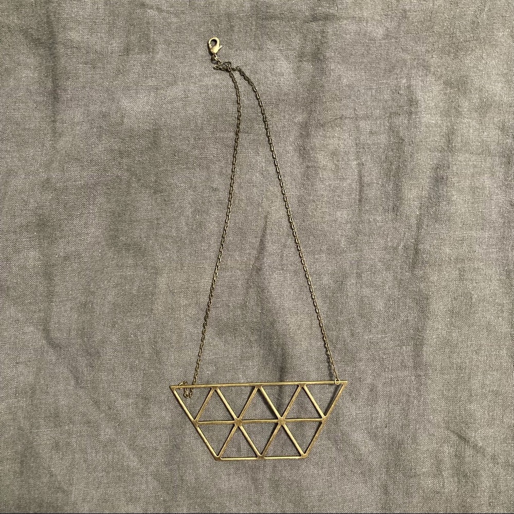Brass Truss necklace